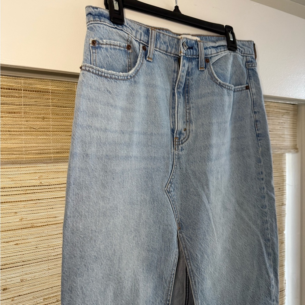 NWOT - Abercrombie midi Denim skirt - size 30 / US10 - Picture 5 of 9